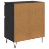vidaXL Credenza con cassetto Rovere Nero 60 x 35 x 70 cm