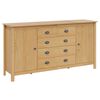 vidaXL Credenza con cassetto HILL Marrone miele 154 x 40 x 80 cm