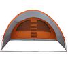 vidaXL Tenda a tunnel con tetto Grigio e arancione 710 x 460 x 245 cm