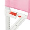 vidaXL Sponda Letto di Sicurezza per Bambini Rosa 190x25 cm Tessuto