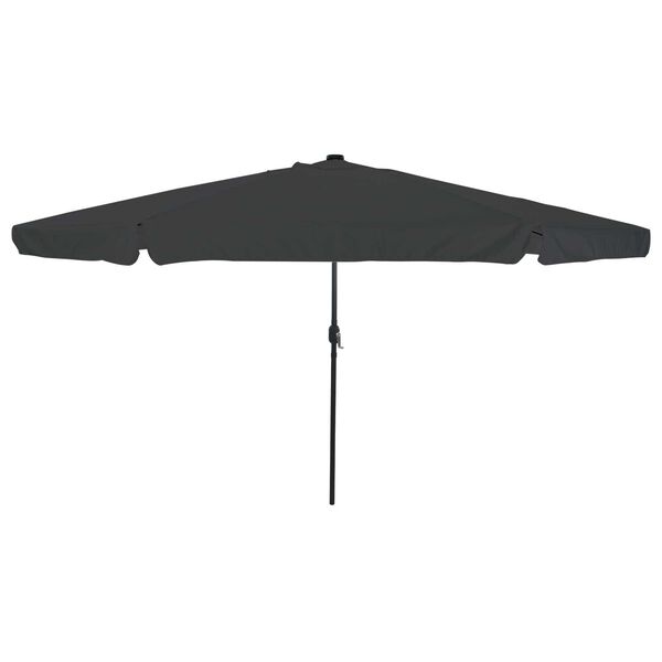 vidaXL Ombrello da giardino Antracite e Nero 395 x 395 x 245 cm