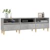 vidaXL Mobile TV Grigio Cemento 150x30x44,5 cm Legno Multistrato