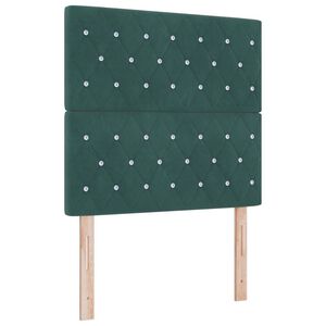 vidaXL Testiera Grigio Verde Chiaro 100 cm Velluto