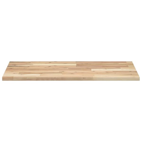 vidaXL Piano Scrivania Non Trattato 80x50x2cm Legno Massello di Acacia