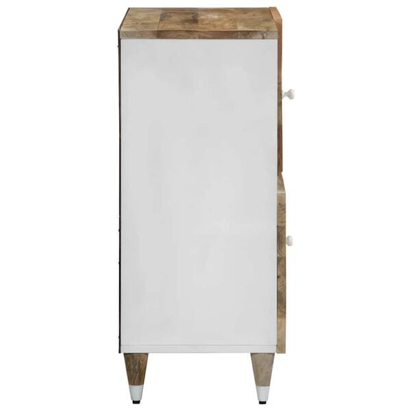 vidaXL Credenza 80x33,5x75 cm in Legno Massello di Mango