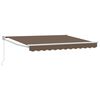 vidaXL Tenda retrattile Tortora 3,5 x 2 m Poliestere e Alluminio