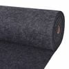 vidaXL Tappeto Antracite 1,2 x 15 m Poliestere
