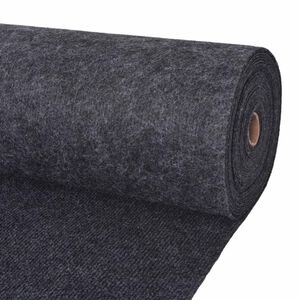 vidaXL Tappeto Antracite 1,2 x 15 m Poliestere