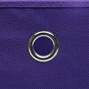 vidaXL Contenitori con Coperchi 4 pz 28x28x28 cm Viola
