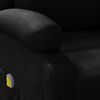 vidaXL Poltrona Massaggiante Nera in Similpelle