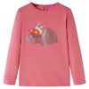 vidaXL Maglietta da Bambina a Maniche Lunghe Rosa Antico 128