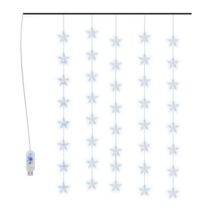 vidaXL Luci Fatate a Stella a LED 200 LED Bianco Freddo 8 Funzioni