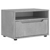 vidaXL Mobile TV VISNES Grigio Cemento 60x40x38 cm Legno Multistrato