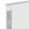 vidaXL Struttura del letto con testiera Grigio cemento 90 x 190 cm
