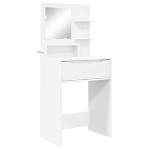 vidaXL Tavoli da Trucco per Camera da Letto Bianco 80 x 39,6 x 135 cm