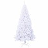 vidaXL Albero di Natale artificiale Bianco 180 cm PVC e Acciaio