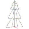 vidaXL Albero di Natale a Cono 200 LED per Interni Esterni 98x150 cm