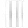 vidaXL Griglia 40 x 30 cm Acciaio Inox Argento