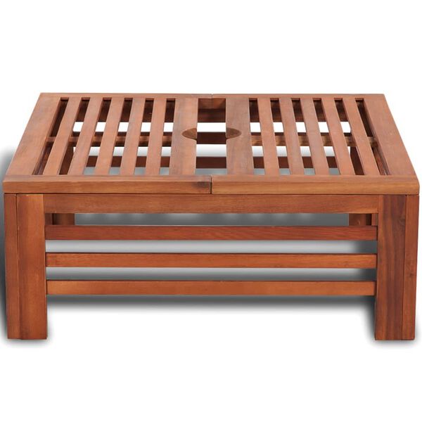 vidaXL Rivestimento Supporto Base Ombrellone in Legno
