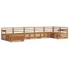 vidaXL Set divani 7 pcs Naturale Legno di Acacia Massello