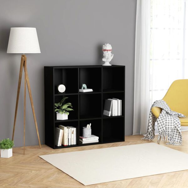 vidaXL Libreria Nera 98x29x97,5 cm in Legno Multistrato