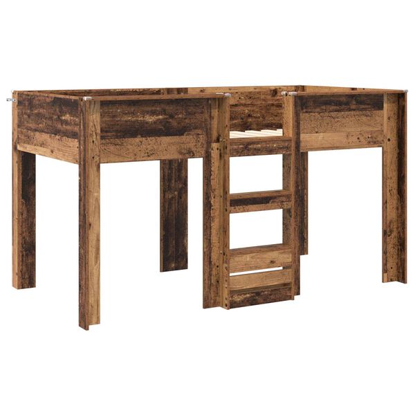 vidaXL Letto a Castello per Bambini Legno vecchio 100 x 200 cm
