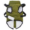vidaXL Cappotto Cani Imbracatura Impermeabile Riflettente Verde L24