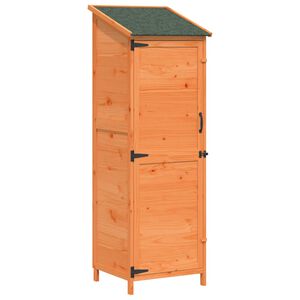 vidaXL Capanno da Giardino con tetto Marrone 59,5 x 56 x 176,5 cm