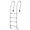 vidaXL Scala per Piscina 54x38x184,5 cm Acciaio Inox 304