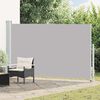 vidaXL Tenda Laterale Retrattile per Patio 180x300 cm Grigia