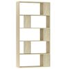 vidaXL Libreria/Divisorio Rovere Sonoma 80x24x159 cm