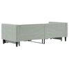 vidaXL Divano Letto con Letto Estraibile Grigio Chiaro 80x200 Velluto