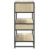 vidaXL Tavolo Consolle Rovere Sonoma 90x35x80 cm in Legno Multistrato