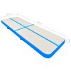 vidaXL Tappetino Ginnastica Gonfiabile con Pompa 300x100x15 cm PVC Blu