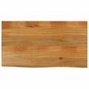 vidaXL Piano Tavolo Bordi Vivi 120x60x3,8cm in Legno Massello di Mango