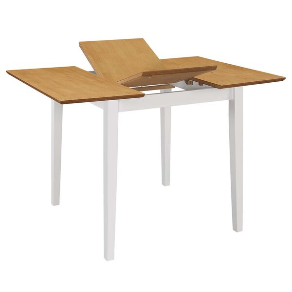 vidaXL Set per Sala da Pranzo 5 pz in MDF Bianco