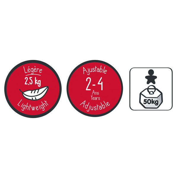 Smoby Bicicletta Senza Pedali Rookie Rossa