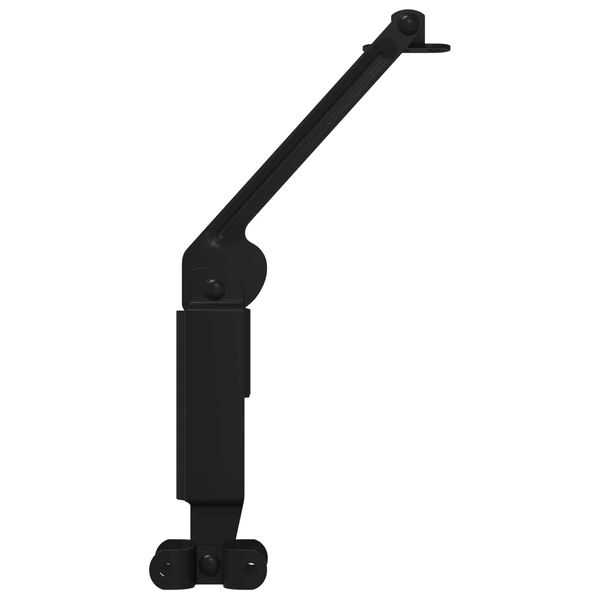 vidaXL Cerniera a supporto per coperchio 12 pcs Nero 192 x 32 x 50 mm