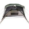 vidaXL Tenda da Campeggio con Portico per 4 Persone Verde Impermeabile