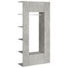 vidaXL Mobili da Corridoio 2 pz Grigio Cemento in Legno Multistrato