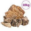 vidaXL Pietre del Drago 10 kg Marroni 5-30 cm