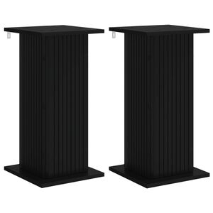 vidaXL Supporto per piante 2 pz Nero 30,5 x 30 x 60,5 cm