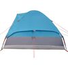 vidaXL Tenda da Campeggio a Cupola per 4 Persone Blu Impermeabile