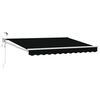 vidaXL Tettuccio Elettrico Retrattile Nero 3,5 x 2,5 m