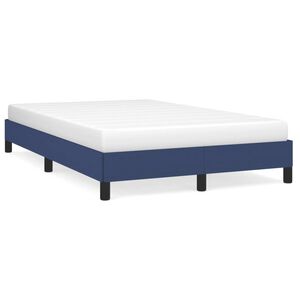 vidaXL Giroletto senza Materasso Blu 120x190 cm in Tessuto