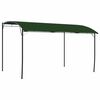 vidaXL Gazebo 4 x 3 x 2,55 m Verde Tessuto e Alluminio 180