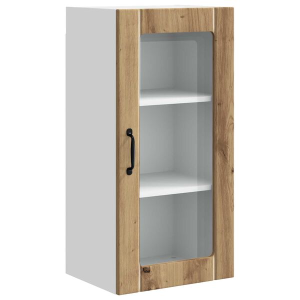 vidaXL Mobile da cucina con porta Rovere artigianale 40 x 31 x 80 cm