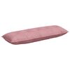 vidaXL Cuscino per Schiena Rosa 140 x 50 cm Tessuto in Cords