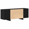 vidaXL Mobile TV Rovere Nero 120 x 30 x 40,5 cm Legno multistrato