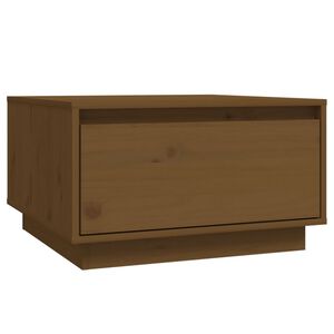vidaXL Tavolino da Salotto ambra 55x56x32 cm in Legno Massello di Pino